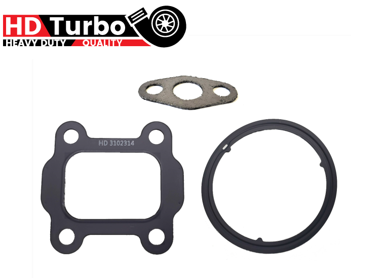 Turbocharger mounting gasket kit for Cummins Holset model HE561VE